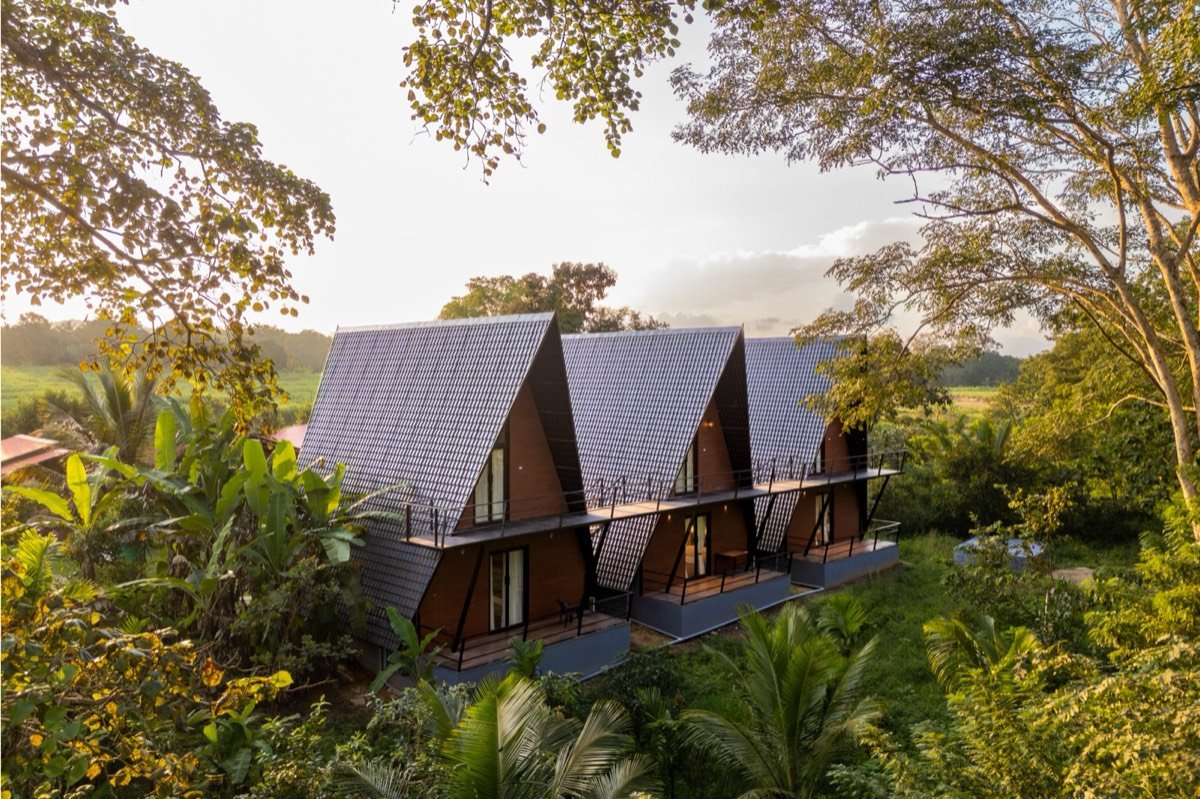 Best jungle resort in Dandeli — Jungle Edge aerial